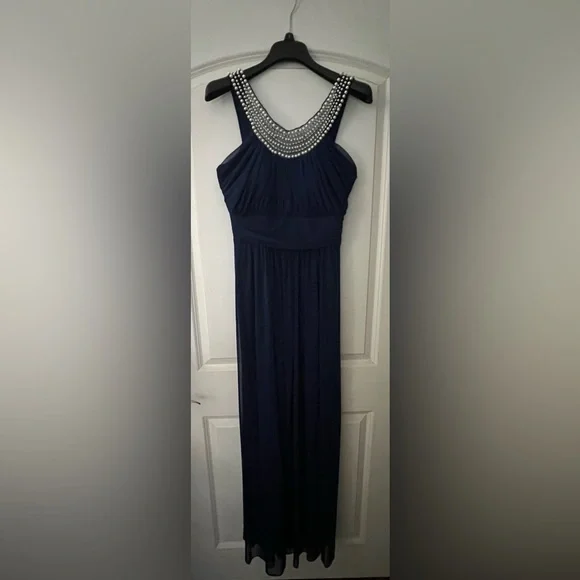 Fiesta Fashion Navy Formal Dress - Never Worn | Color: Blue | Size: M | Abbybradley94's Closet
